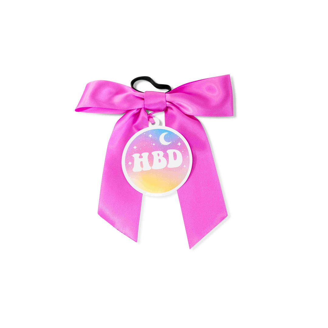 Bottle Bow + Gift Tag™ - Dusk HBD